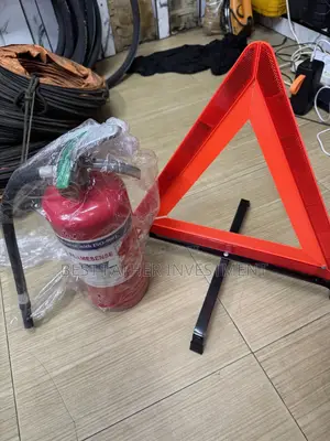 2kg Fire Extinguisher And C-caution 2in1