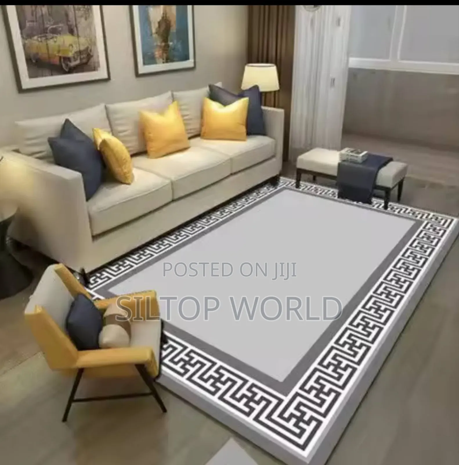Quality 5 X 7 Living Room Designed Super Soft 3d Center Rug.