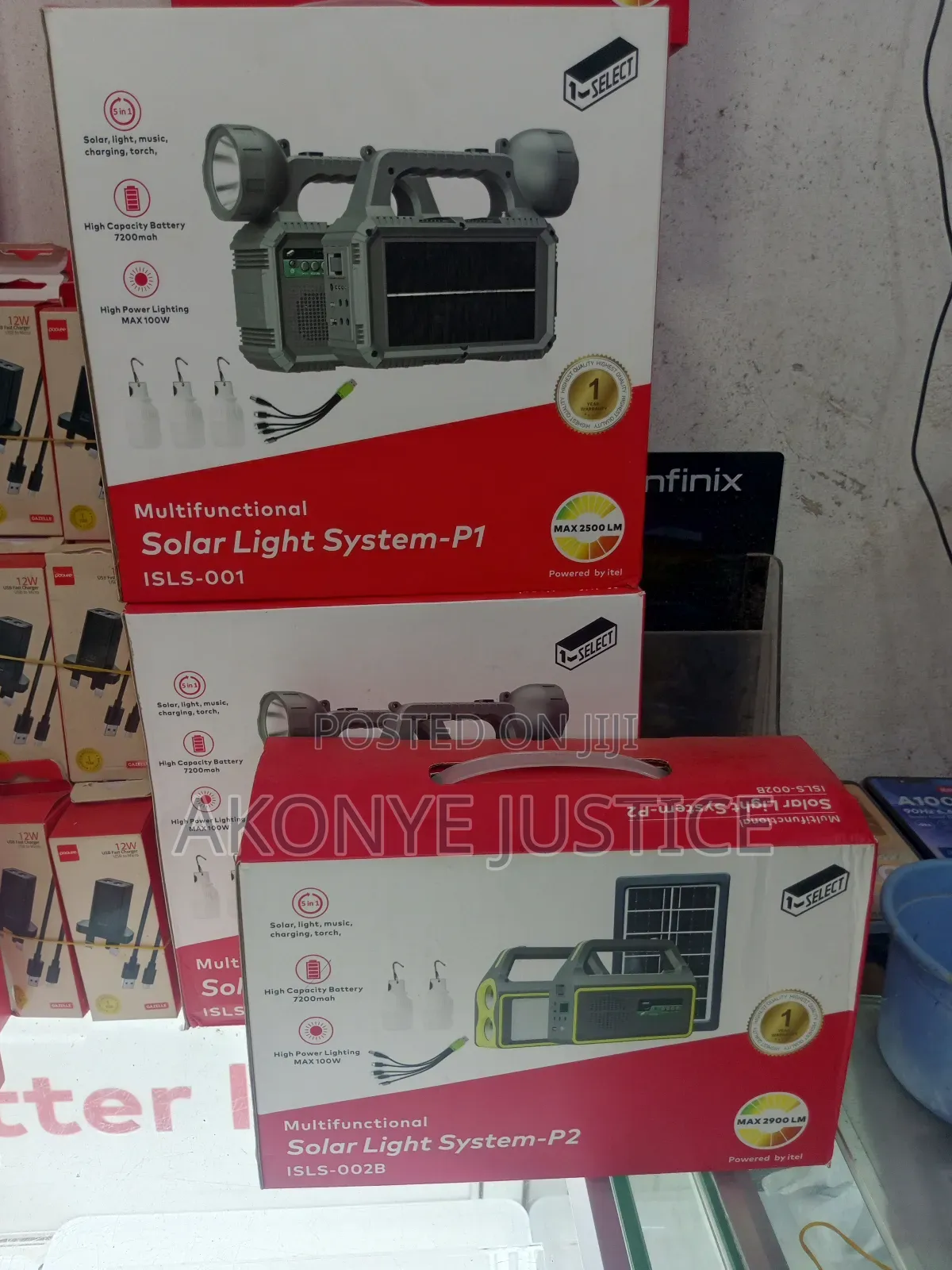 Itel Solar Light System With Speaker