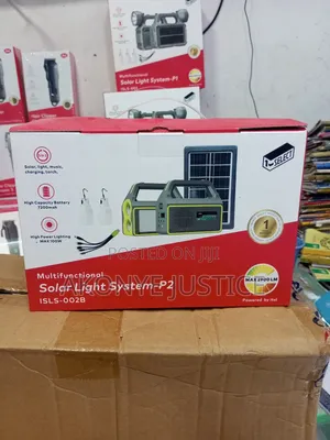 Itel Solar Light System With Speaker