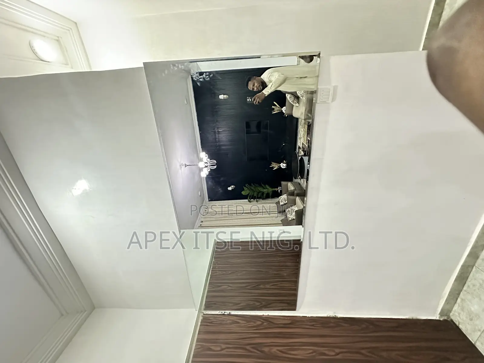 Large Wall Mirror Beveled