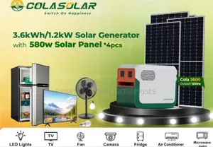 Cola 3600 (3.6kwh) Solar Generator