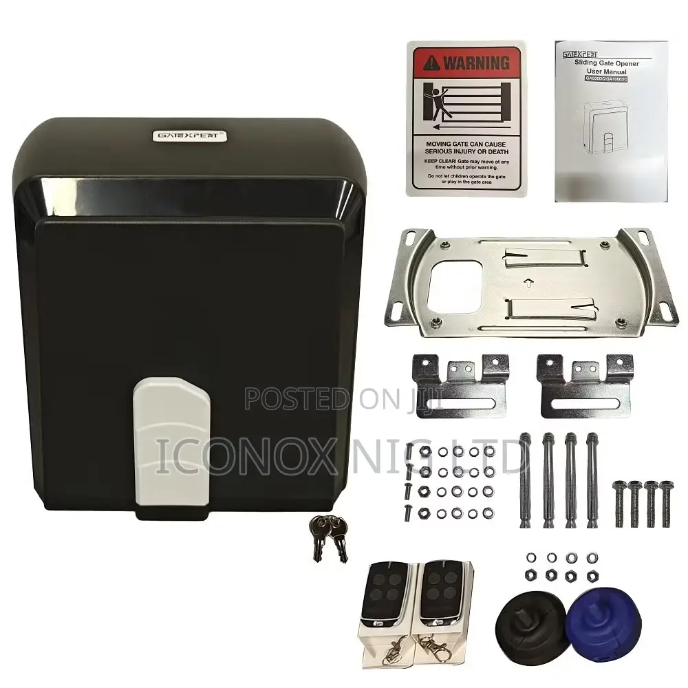 Dc10 Smart Gate Operator With Solar Panel Batteries and App
