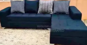L Shape Sofa With Pillows