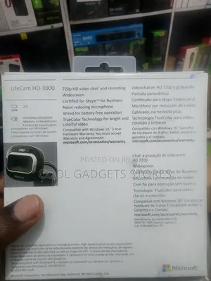Microsoft Hd 3000 Webcam for Jamb, Nysc and Livestreams