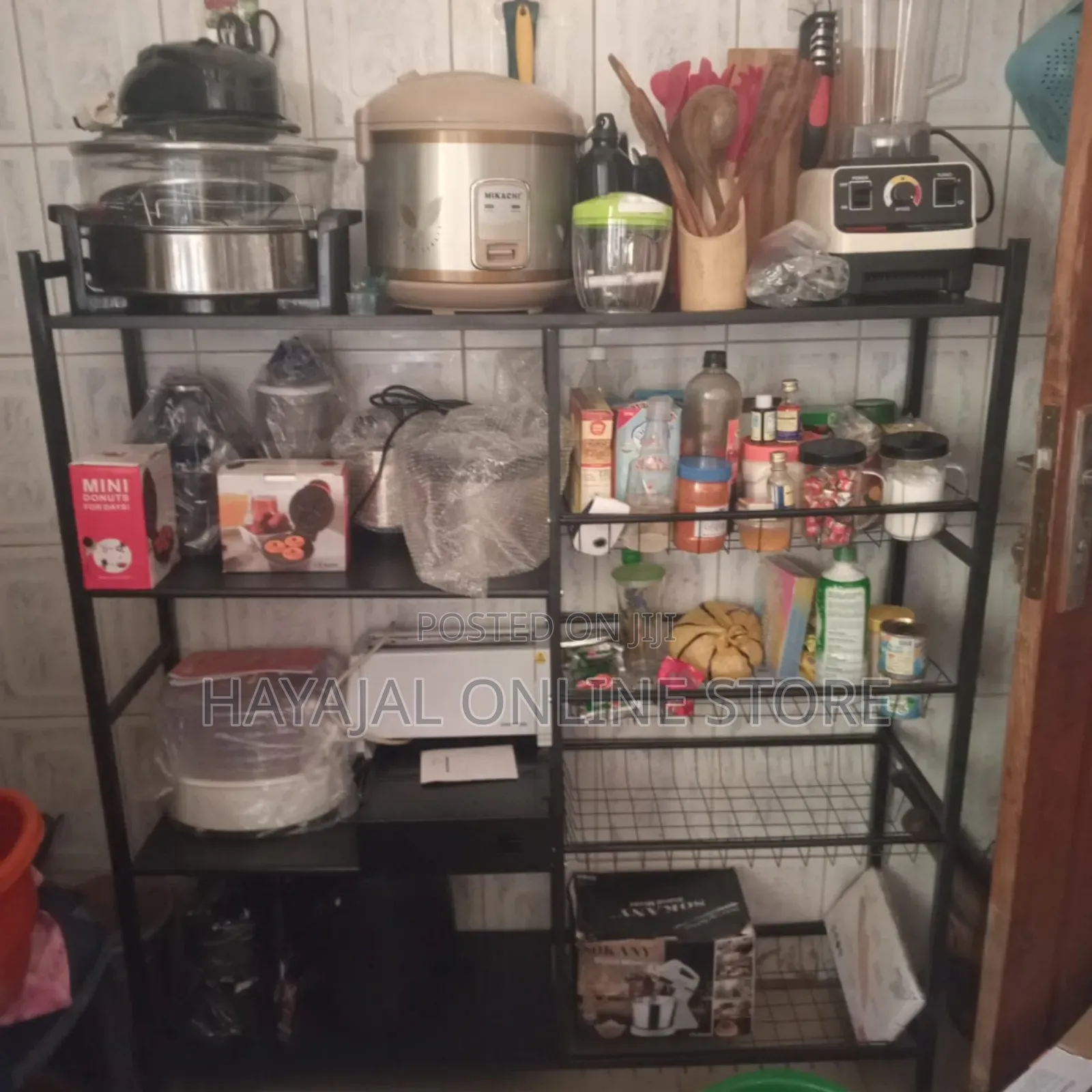 Movable 4 Layers Kitchen Rack