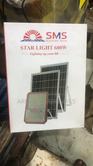 600w SMS Solar Street Light With Double Panel
