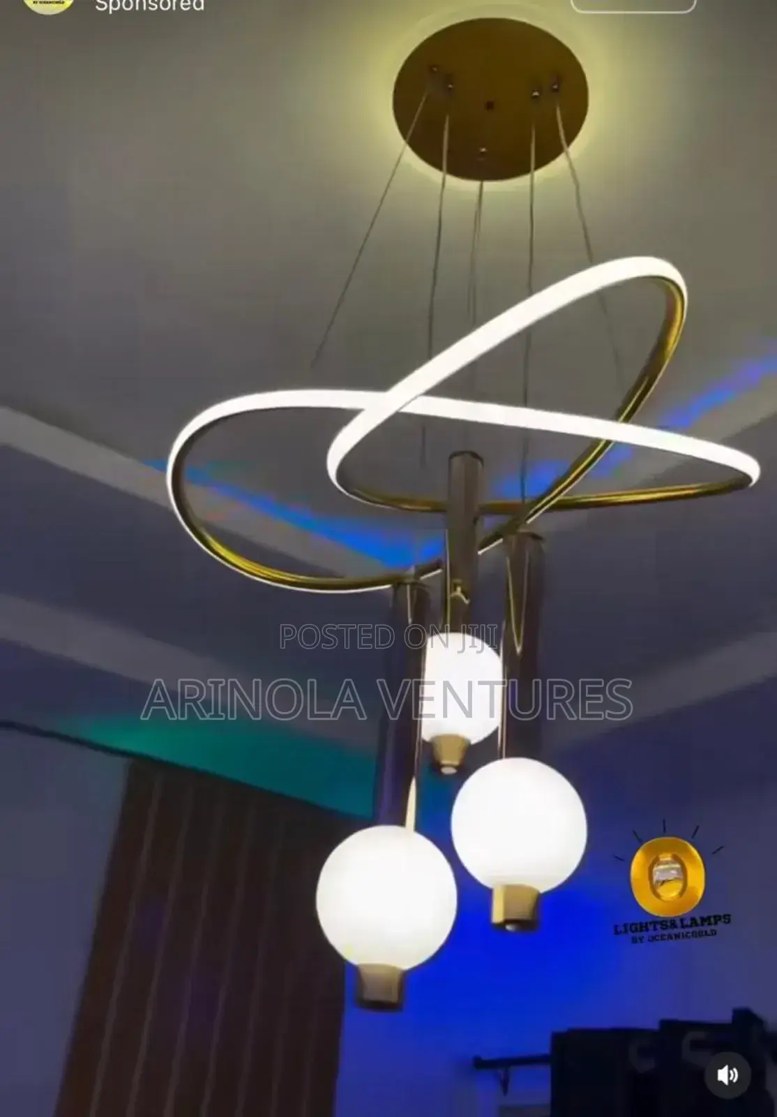 Microphone Chandelier Light