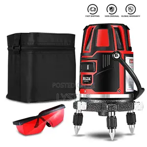 Hilda 5 Lines Laser Level, 360 Degrees Indoor/ Outdoor