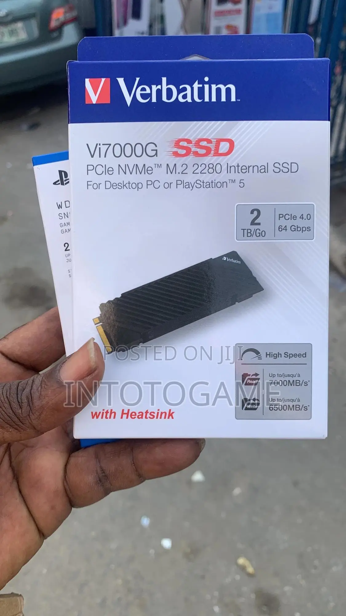 Playstation 2tb Ssd Verbatim Int For Ps5 Game Drive