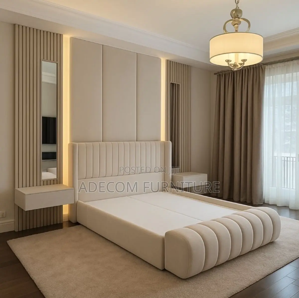 Padded Bedframe Payment On Delivery 🚚