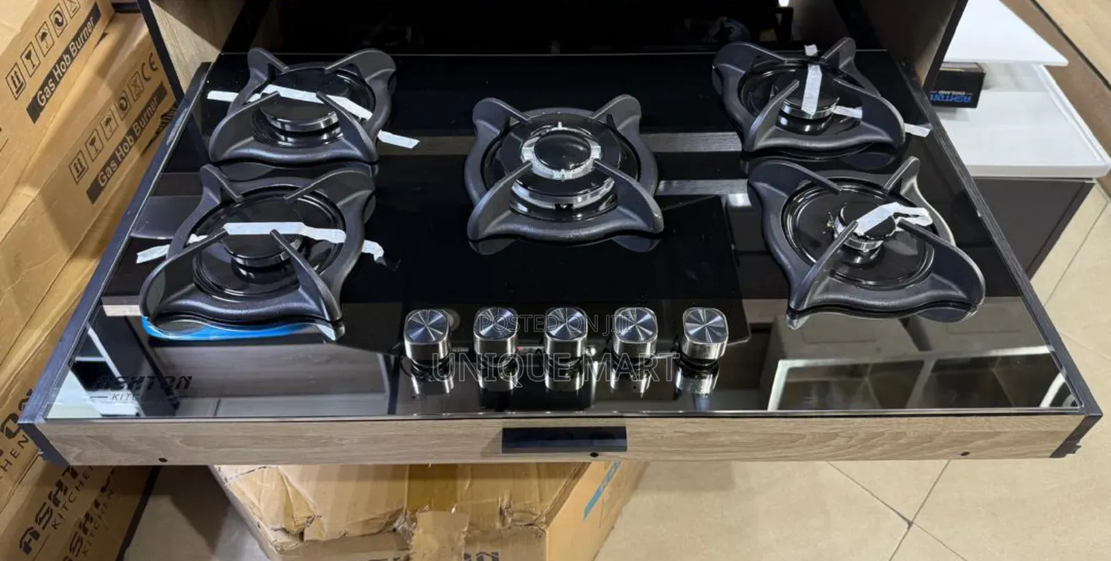 86cm Built-in 5 Gas Burner Hob