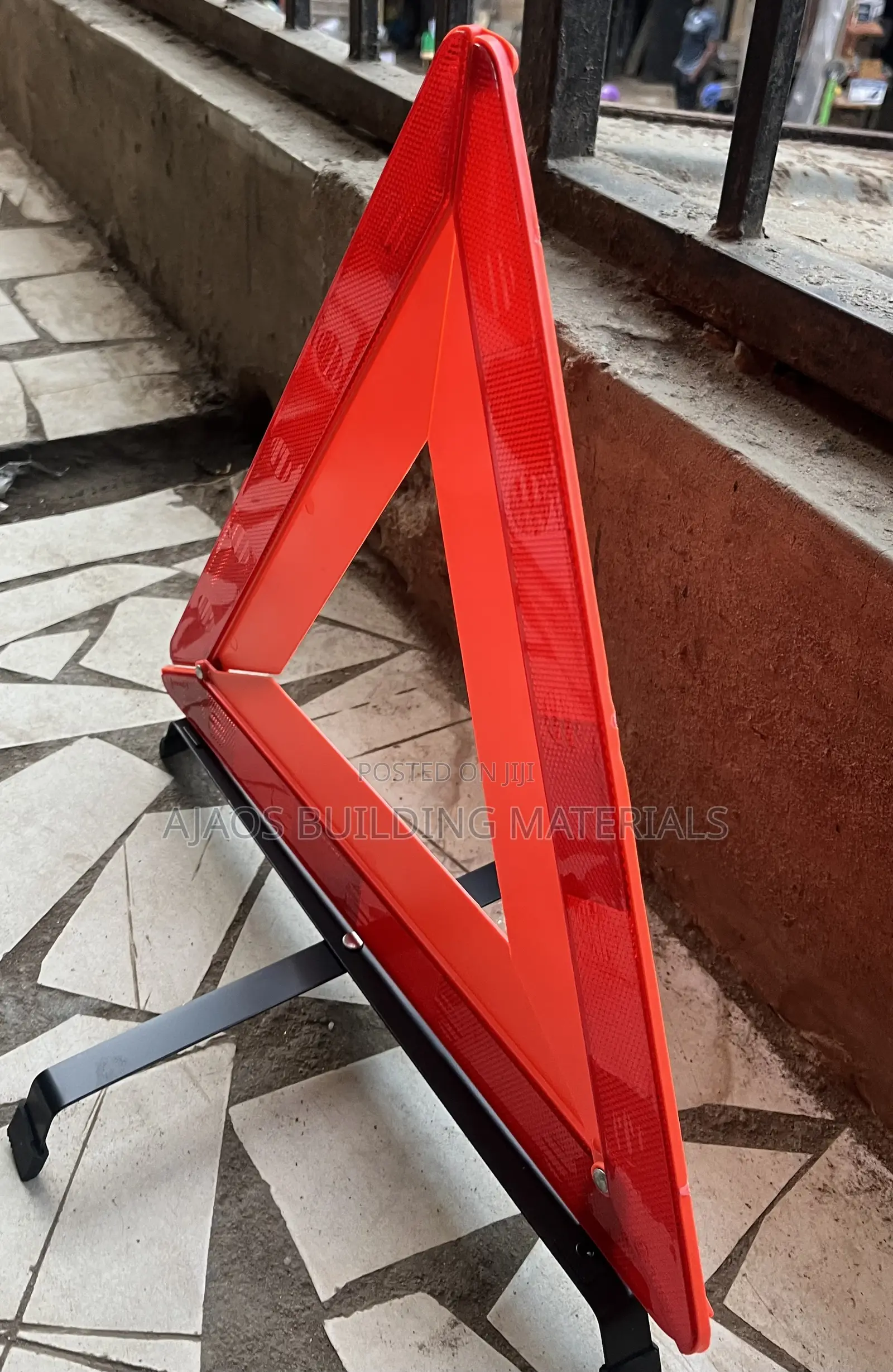 C Caution Warning Triangle Reflective
