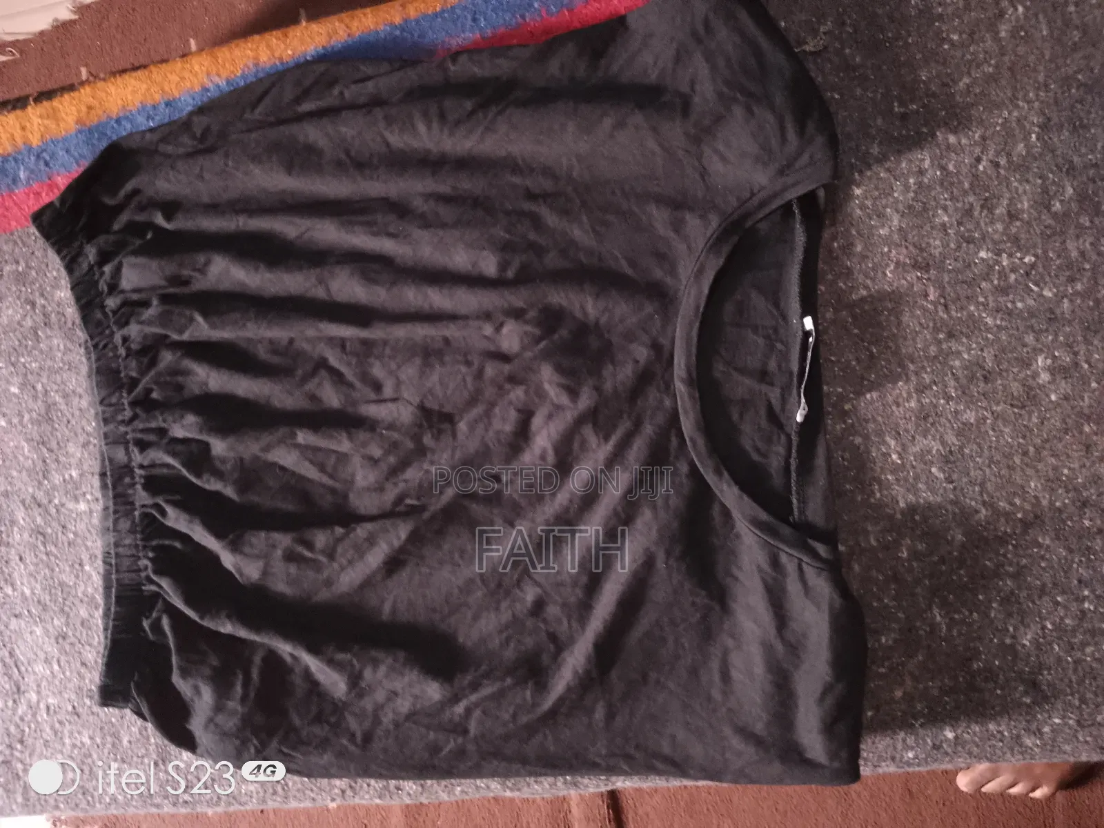 Black Crop Top