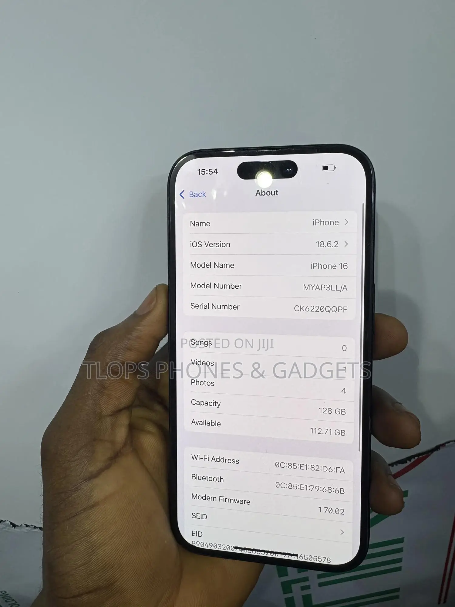 Apple iPhone 16 128 GB Black