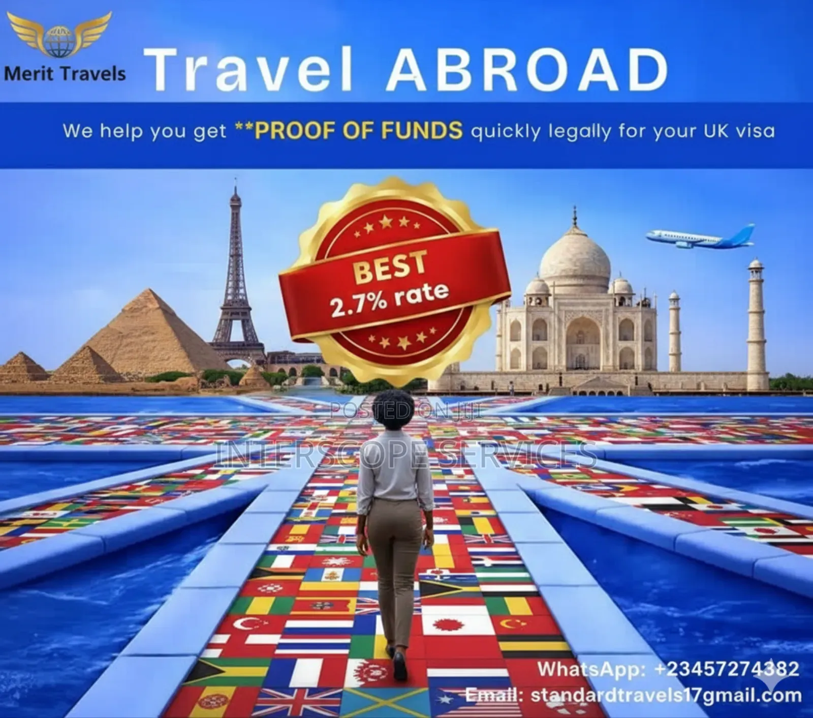 Travel Abroad, Study, E-Visas, Work