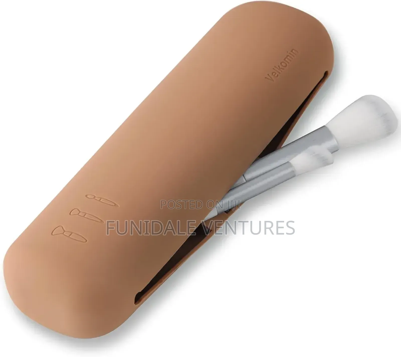 Blue Silicone Make Up Brush Holder