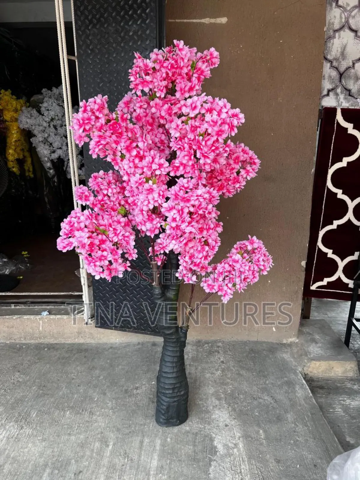 Artificial Flowers and Pot Set