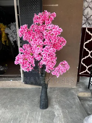 Artificial Flowers and Pot Set