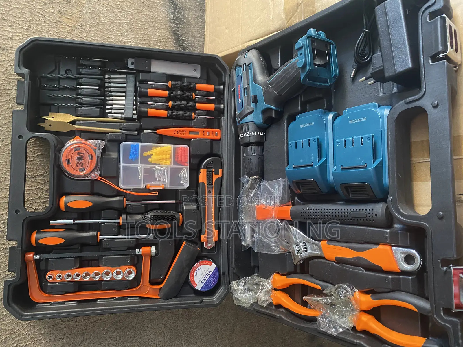 Bosch Tools Box With 10mm Battery Drill