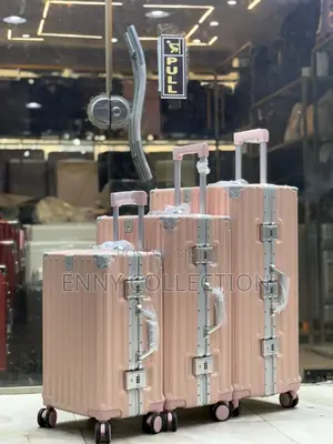 Solid Aluminum Luggage Case Set of 3