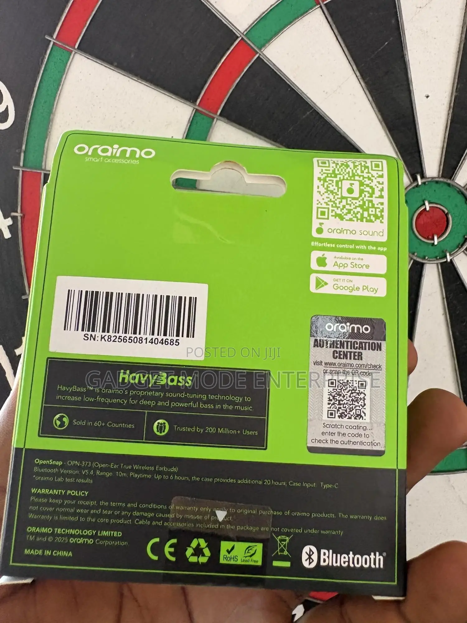 Oraimo Open Snap 373
