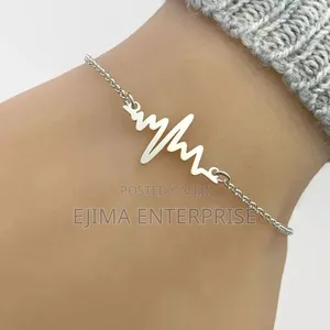 Sliver Heartbeat Bracelet