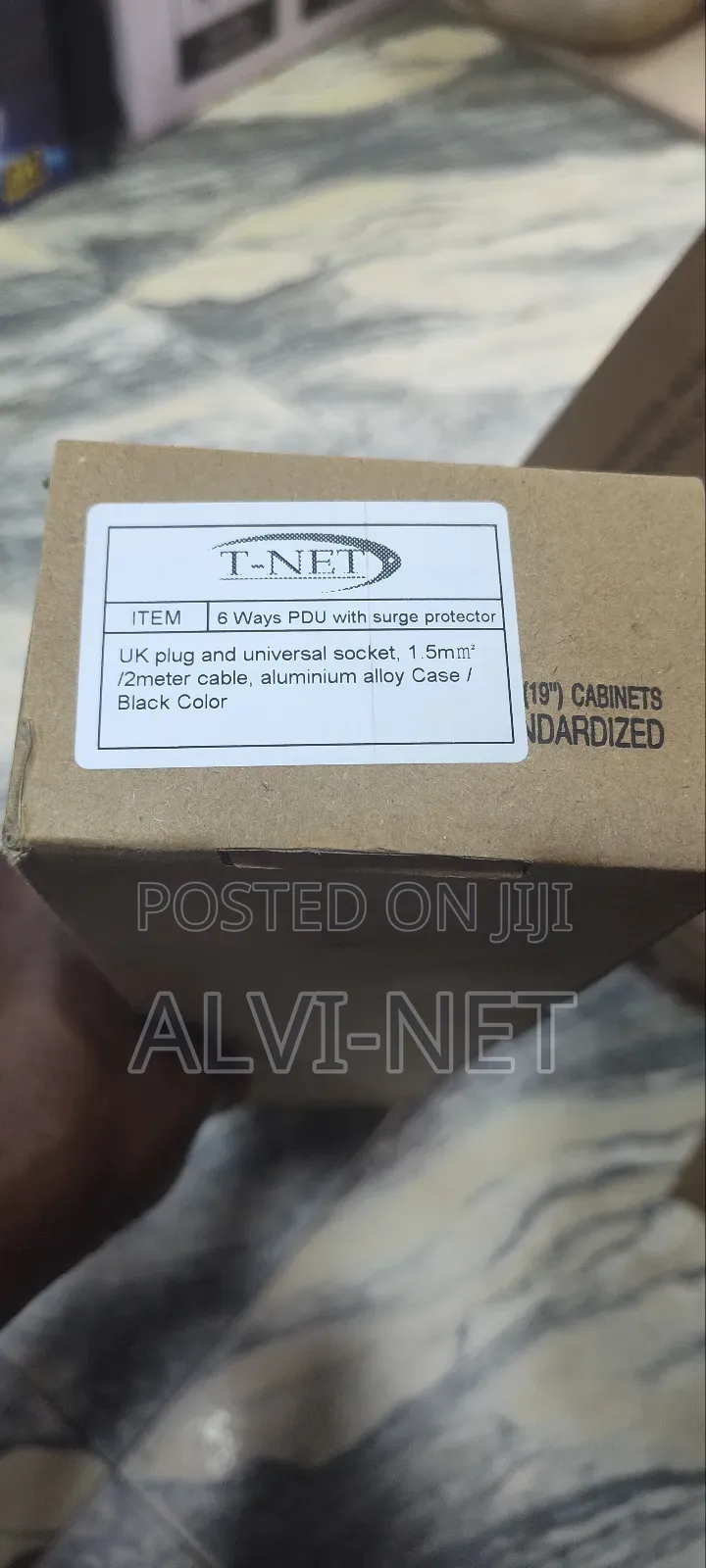 T-Net 6 Way Pdu With Surge Protector