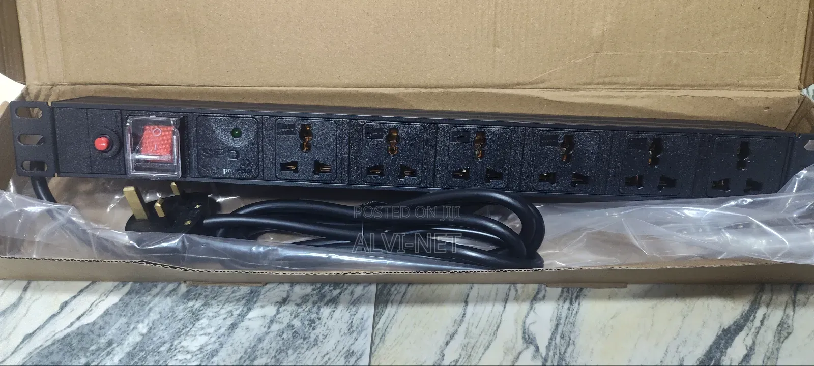 T-Net 6 Way Pdu With Surge Protector