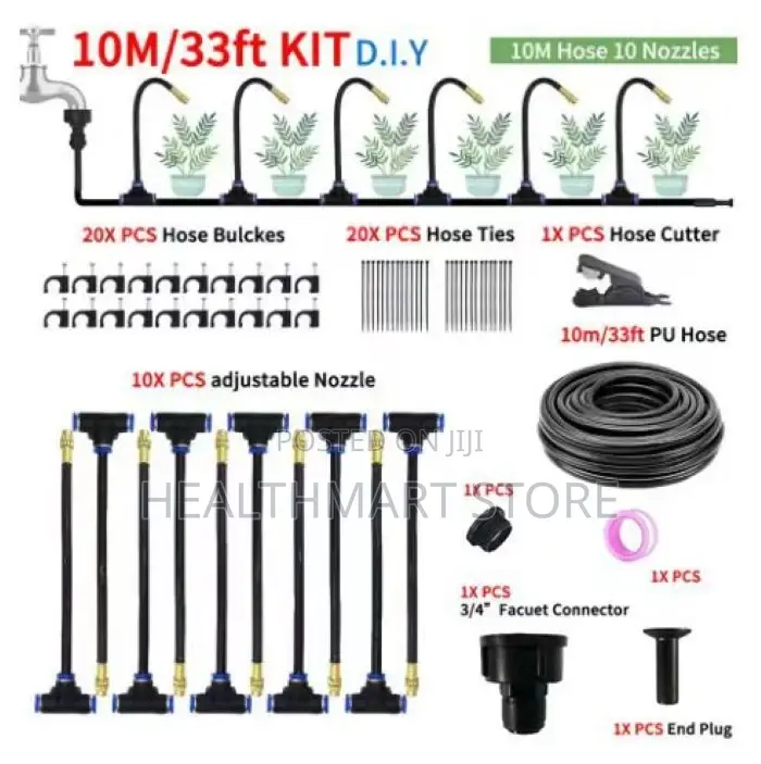 Adjustable Drip Irrigation Atomizing Copper Nozzle for Watering System