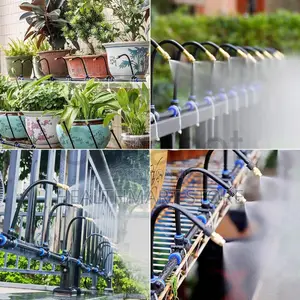 Adjustable Drip Irrigation Atomizing Copper Nozzle for Watering System