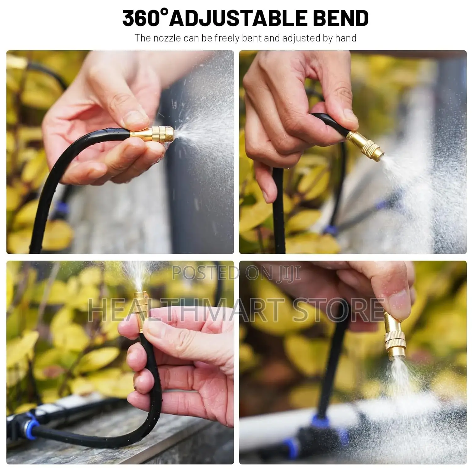 Adjustable Drip Irrigation Atomizing Copper Nozzle for Watering System
