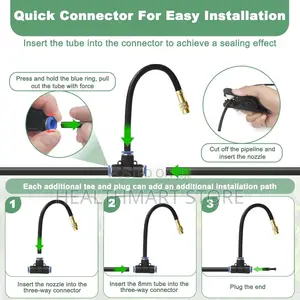 Adjustable Drip Irrigation Atomizing Copper Nozzle for Watering System