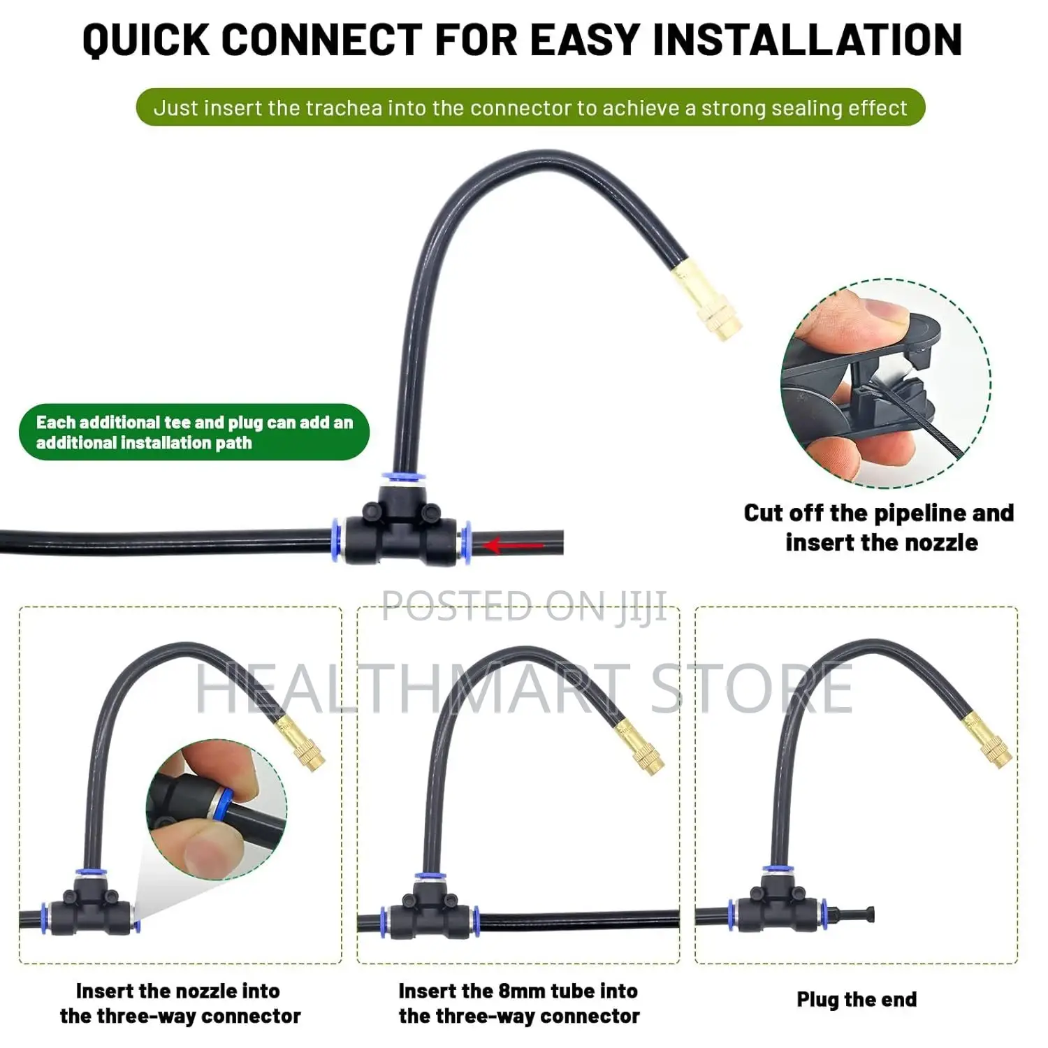 Adjustable Drip Irrigation Atomizing Copper Nozzle for Watering System