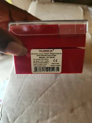 Chloride Addressable Manual Call Point With Protective Cover