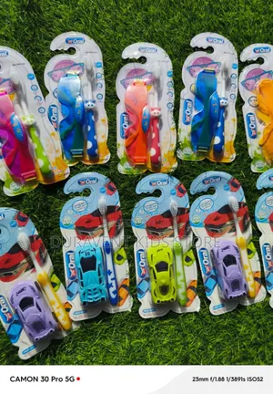 Kids Toothbrush With Glasses or Toy Car- Dozen Price