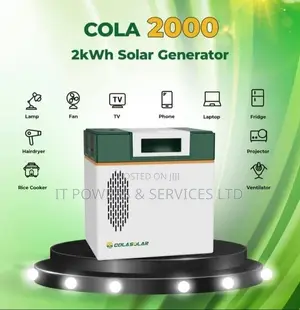 Colasolar 2000 Solar Generator | 2kwh Battery, 1000w Output