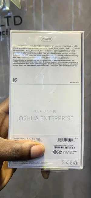 New Apple iPhone XS Max 256 GB Gold