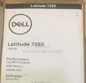 New Laptop Dell Latitude 7285 8GB Intel Core I5 SSD 256GB
