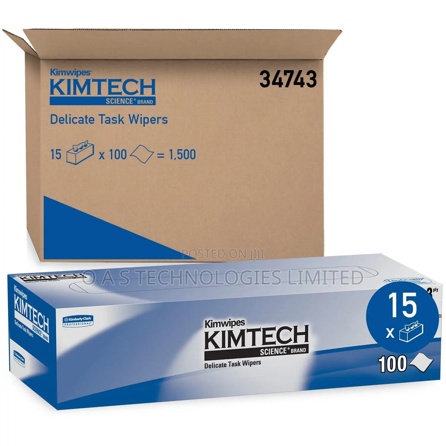 Kimtech 34743 Kimwipes Delicate Task Wipers