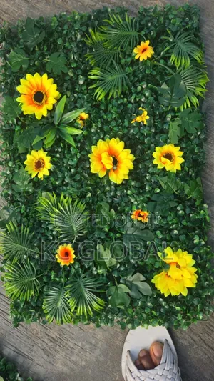 Artificial Flower Wall Mat