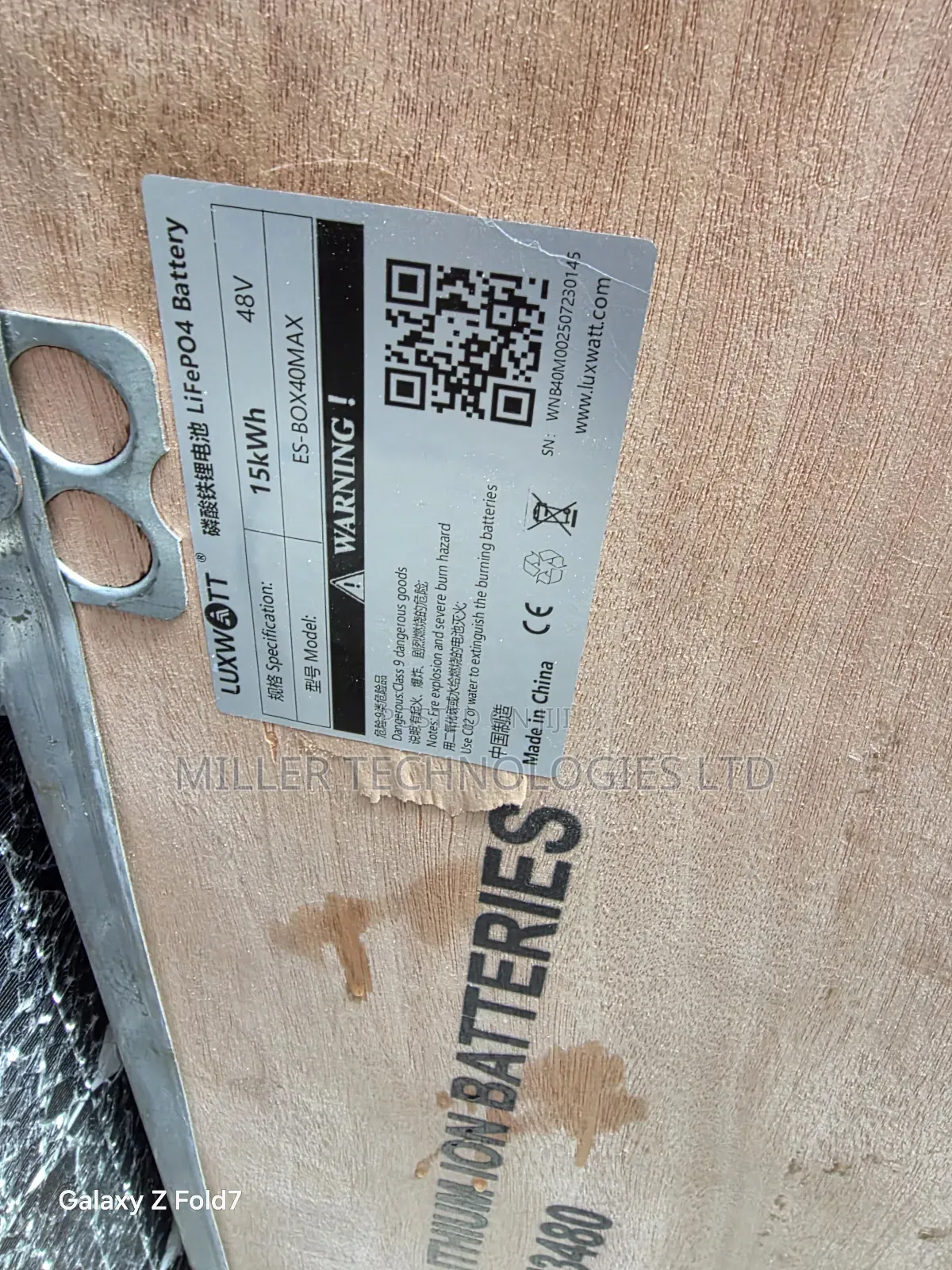 Luxwatts Lithium Battery 15kwh 48v