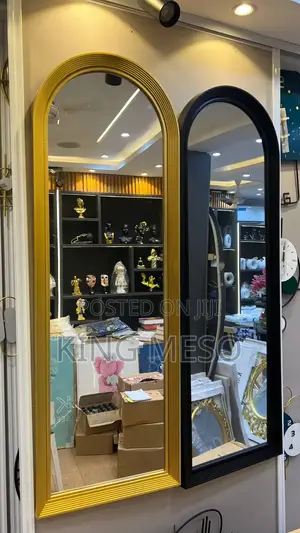 Wall Mirror Available in Two Colours Gold and White