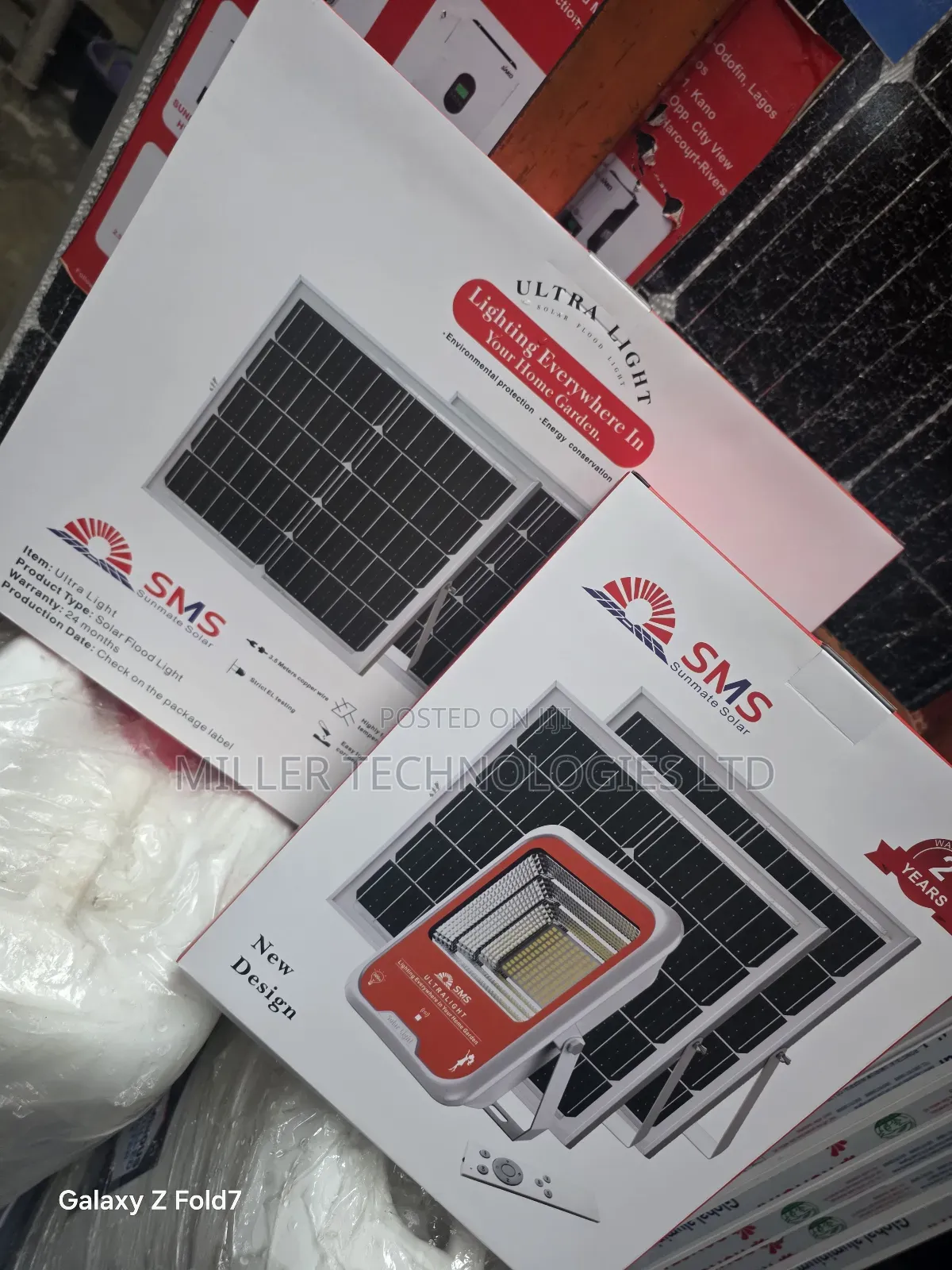 SMS Flood Light With 2 Panels