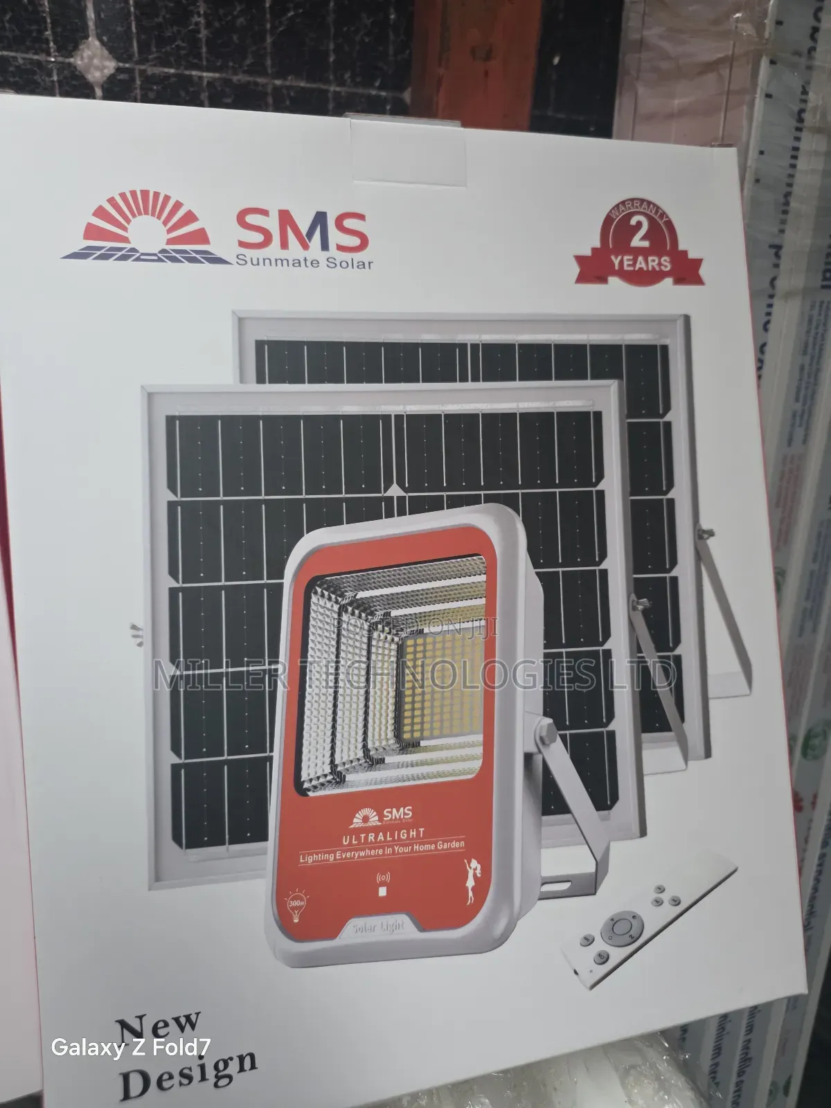 SMS Flood Light With 2 Panels
