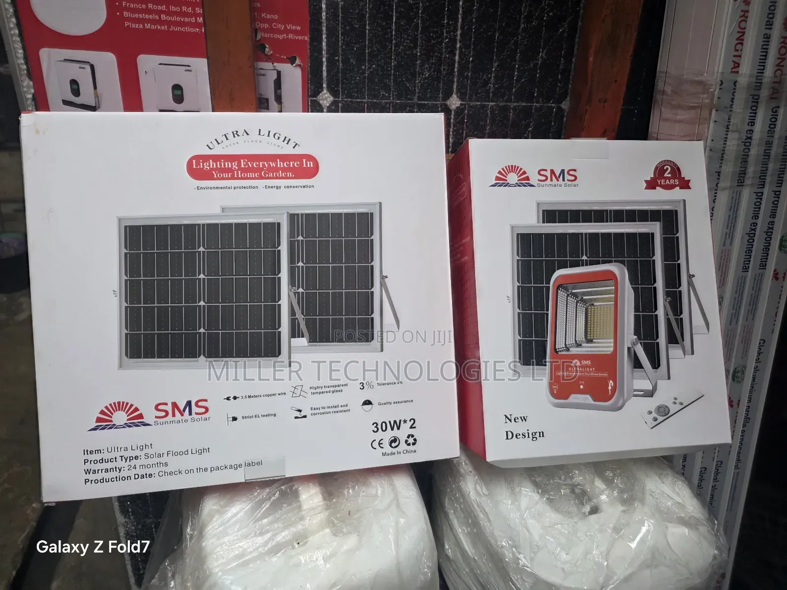 SMS Flood Light With 2 Panels