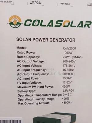 2kw Solar Generator