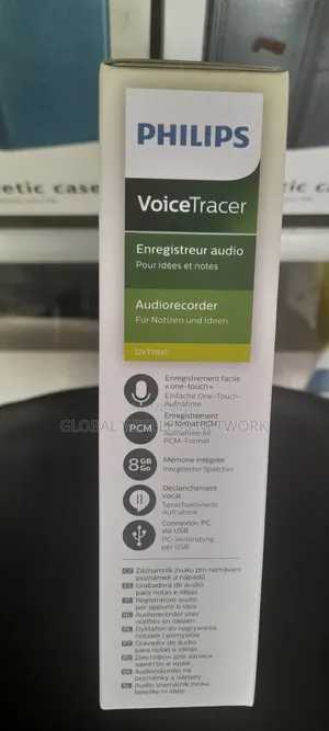 Philips Voicetracer Audio Recorder for Easy Notes Recording Dvt1160