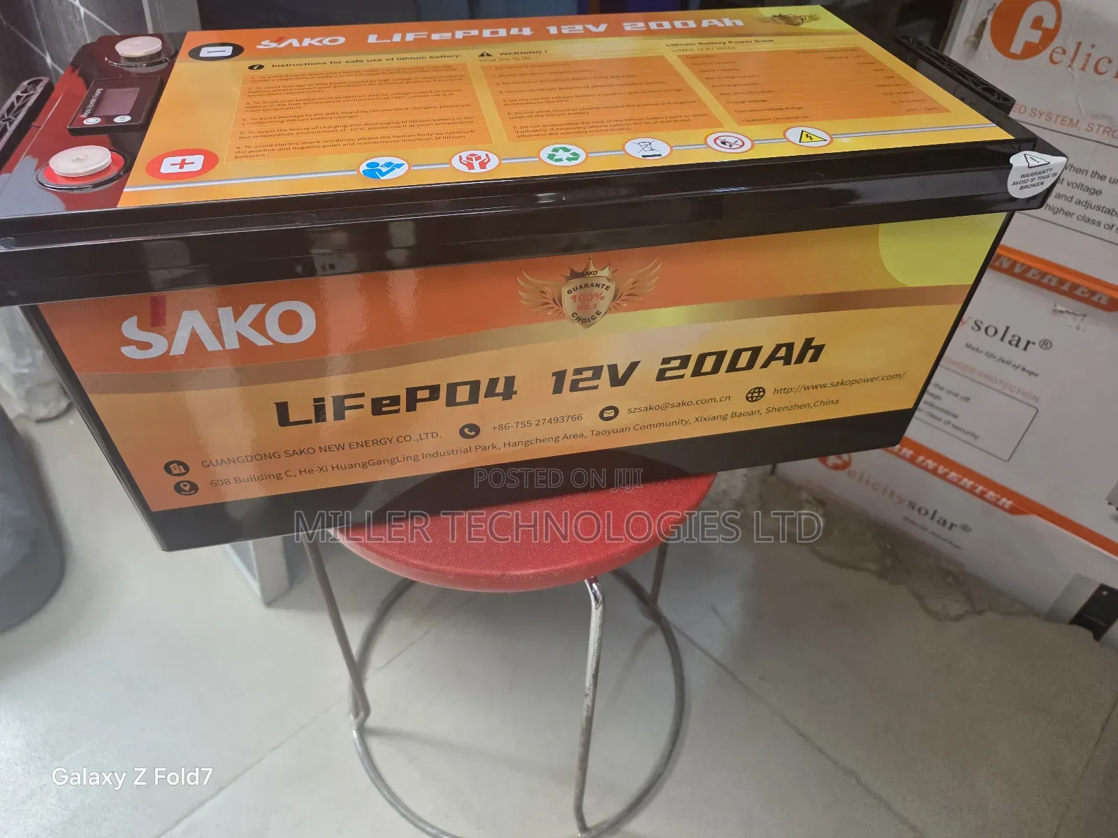 Sako Lithium Battery 200ah 12v