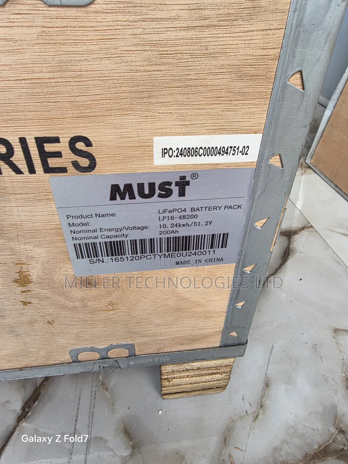 Must Lithium Battery 10kwh 51.2v